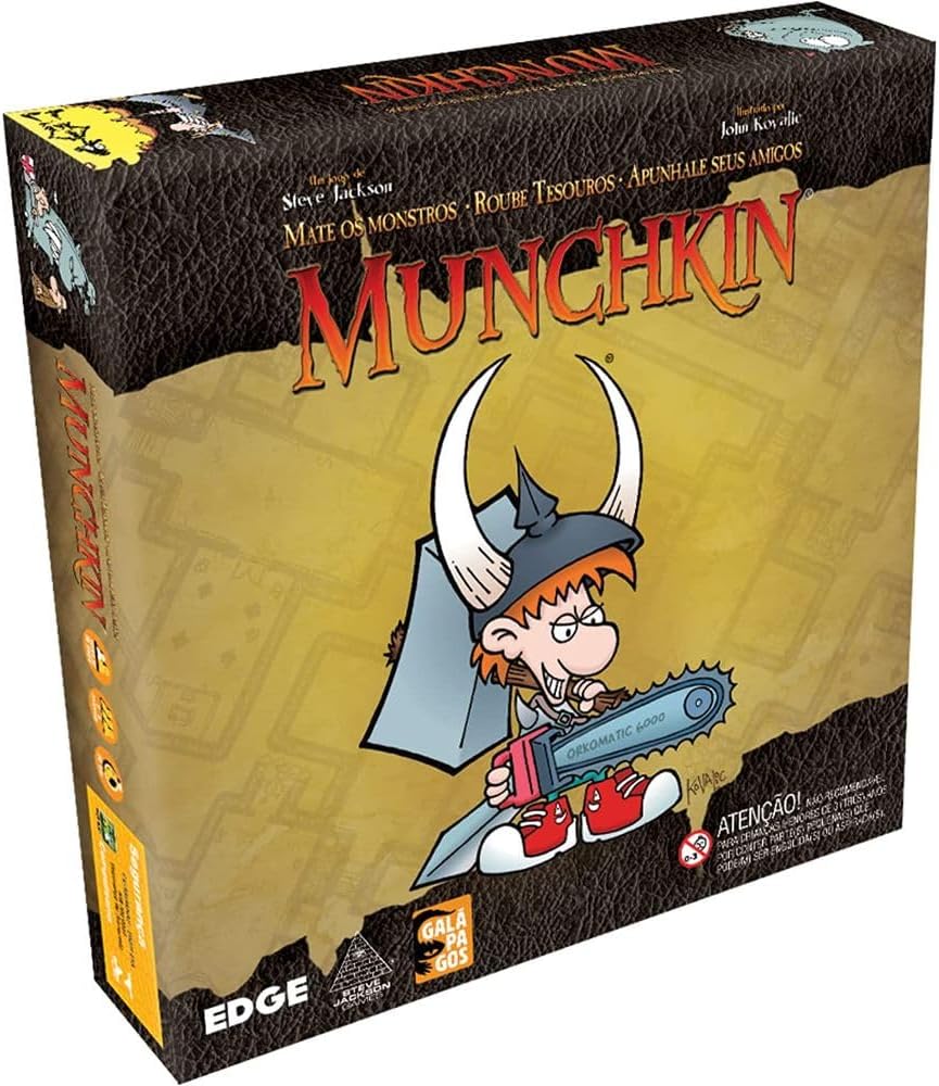 Asmodee Munchkin Jogo de Cartas - 3 a 6 Jogadores, Idade 10+