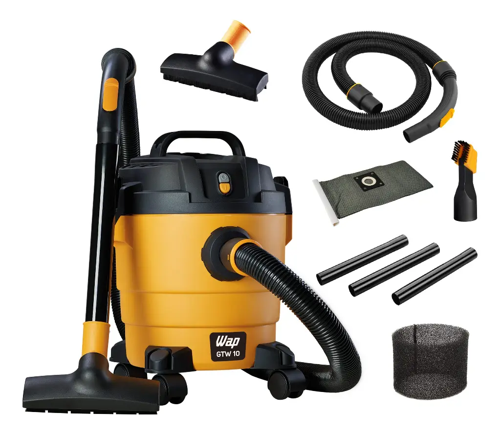 Aspirador de Pó e Água WAP GTW 10 1400W Amarelo/Preto