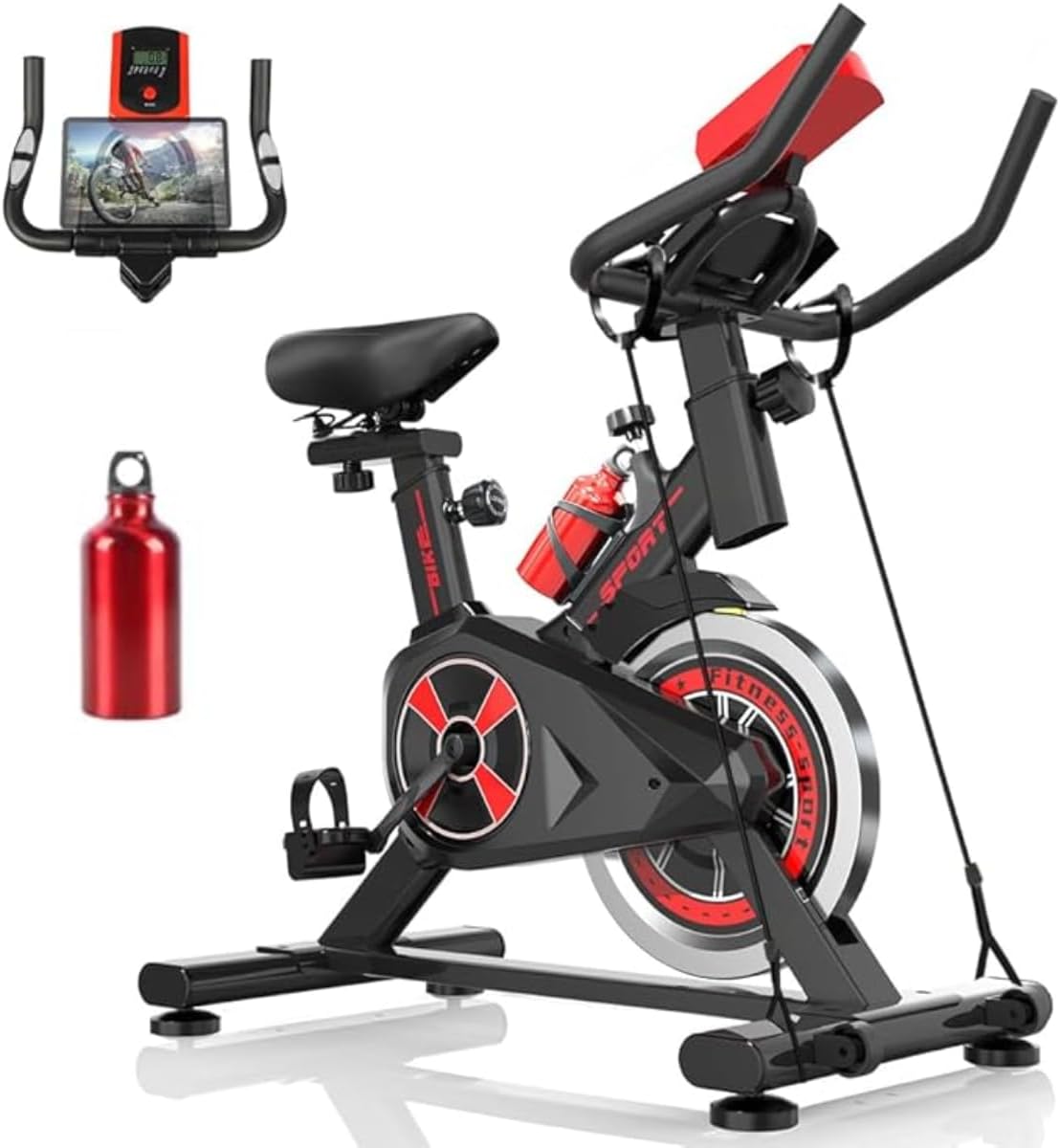Bike Ergométrica Spinning Silenciosa Vertical Modelo Premium