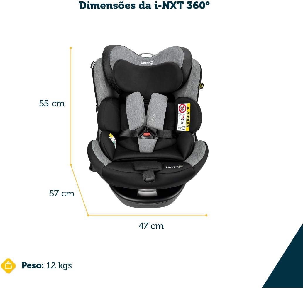 Cadeirinha para Auto Giro 360 Graus Isofix 0 a 36kg — foto 3