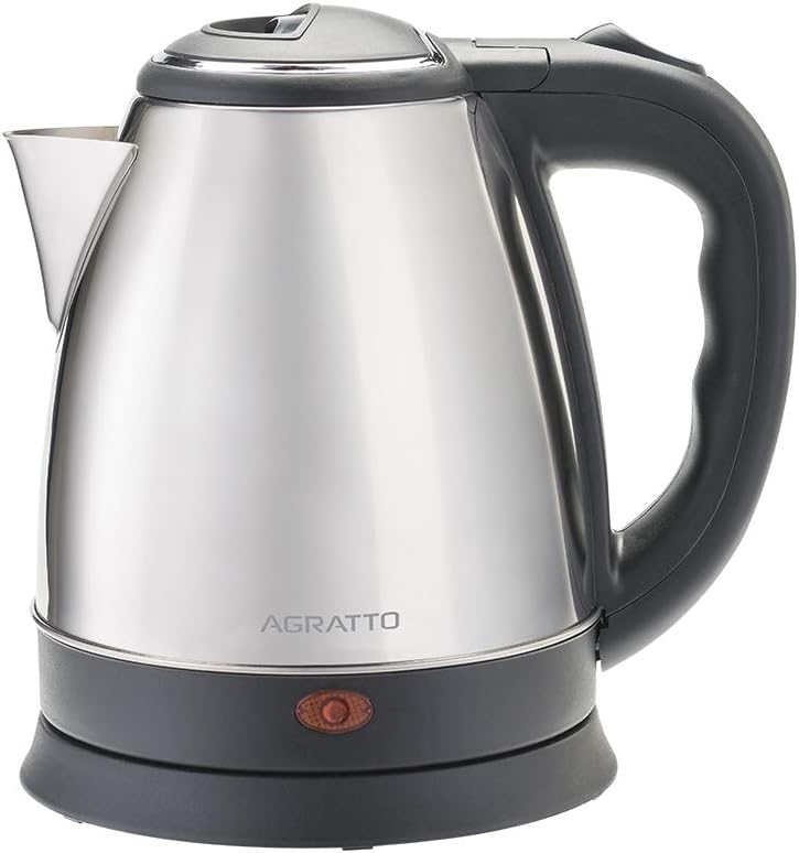 Chaleira Elétrica Inox 1,8L com Trava de Segurança e Base Removível