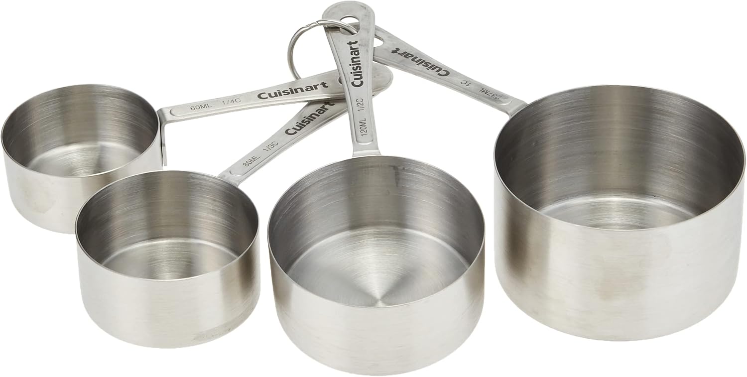 Cuisinart Conjunto Copo Medidor Aço Inox 4 Peças CTG-00-SMC