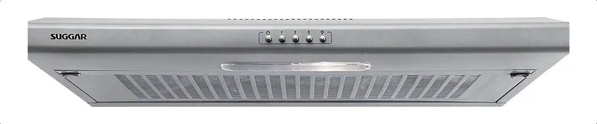 Depurador de Cozinha Suggar Slim com Manta DI801PT - Aço Inoxidável Bivolt