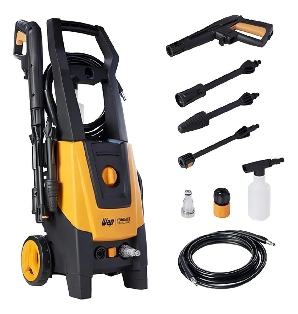Lavadora de Alta Pressão WAP Combate Turbo Ultra 2600 - Motor de Indução - Bivolt 110V/220V