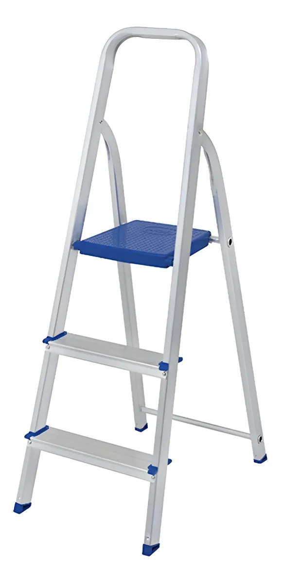 Escada Mor 5101 Alumínio 3 Degraus Dobrável