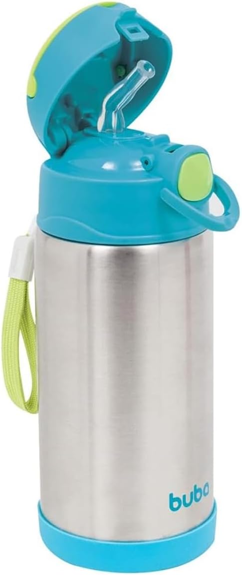 Garrafa Térmica Inox 400ml com Trava de Segurança