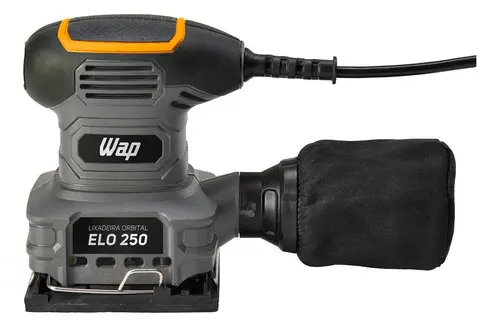 Lixadeira Orbital Wap Elo 250 FW008918 250W 127V Cinza/Amarelo/Preto