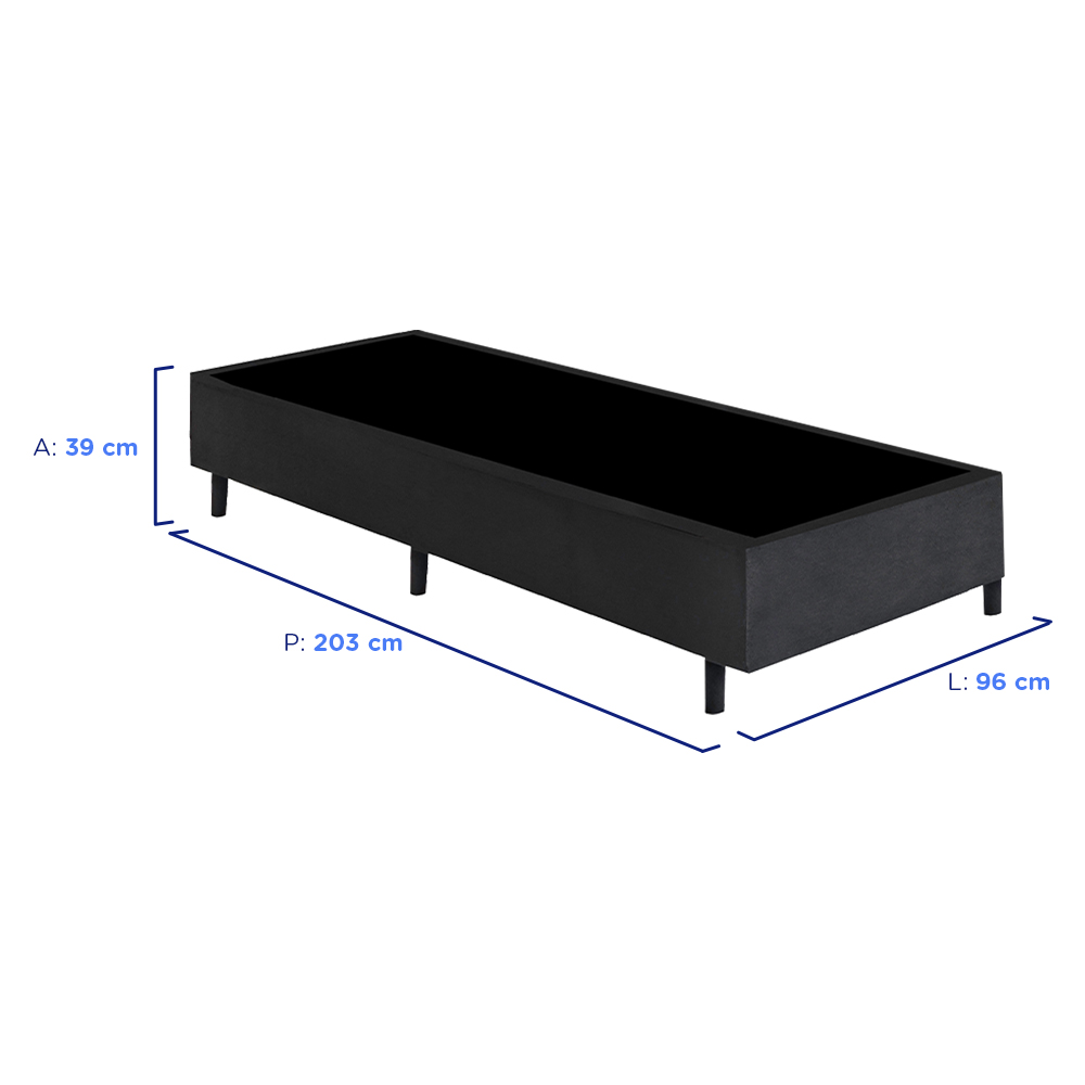 Base Cama Box Gazin Somie Suede Liso 96x203 — foto 3