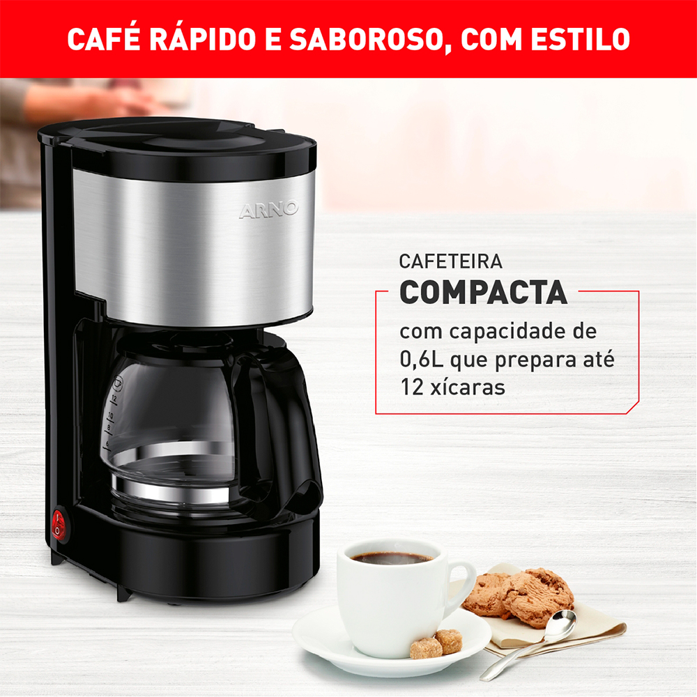Cafeteira Elétrica Arno Filtro Perfectta CFPI 0,6L — foto 4