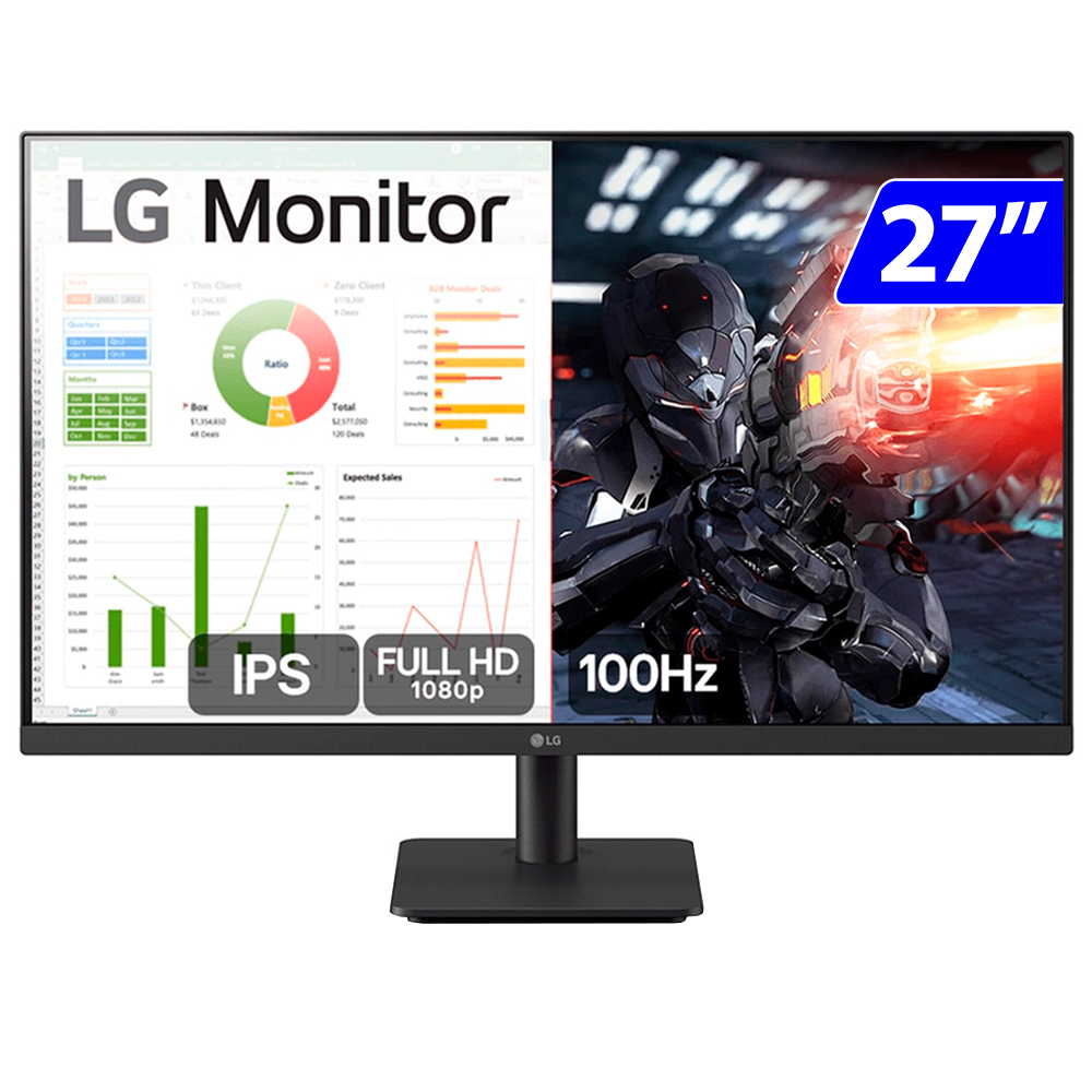 Monitor Gamer LG IPS 27" Full HD HDMI   27MS500-B.AWZM