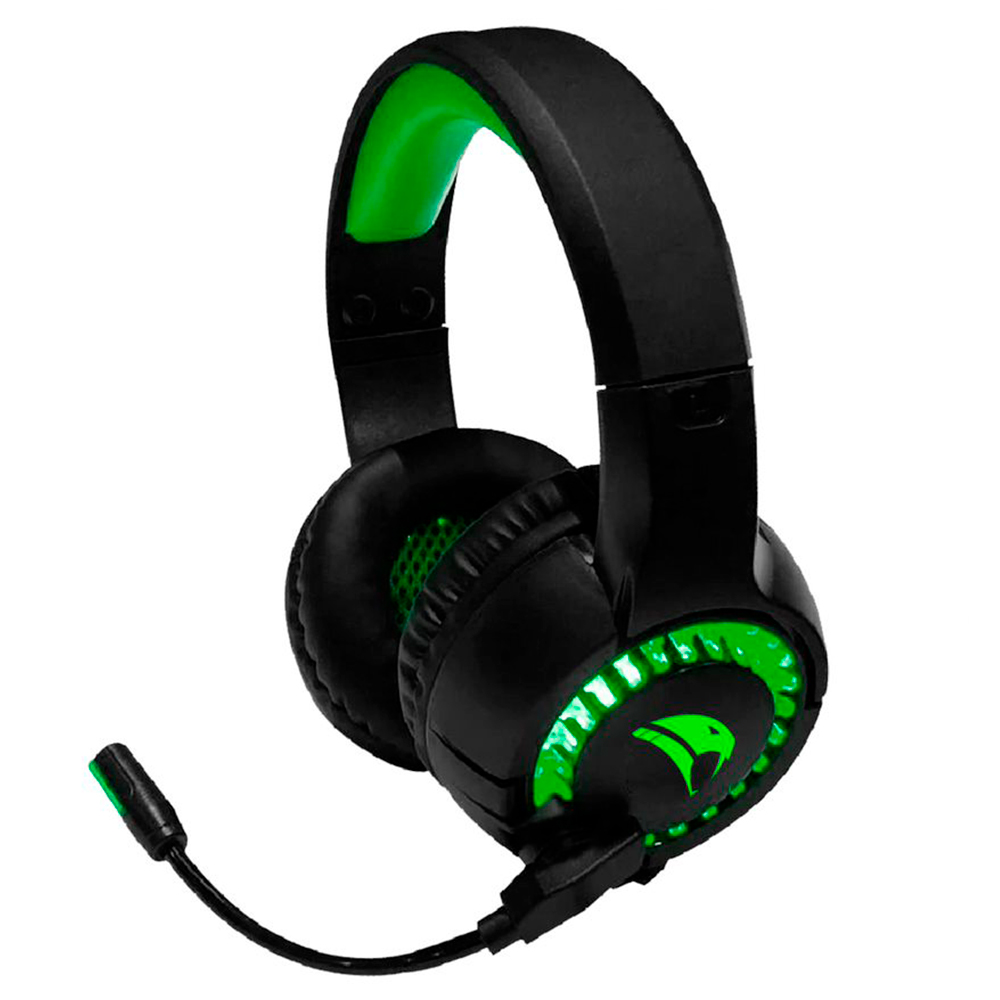 Headset Gamer Viper Pro Phyton com LED Fixo com Microfone Omnidirecional
