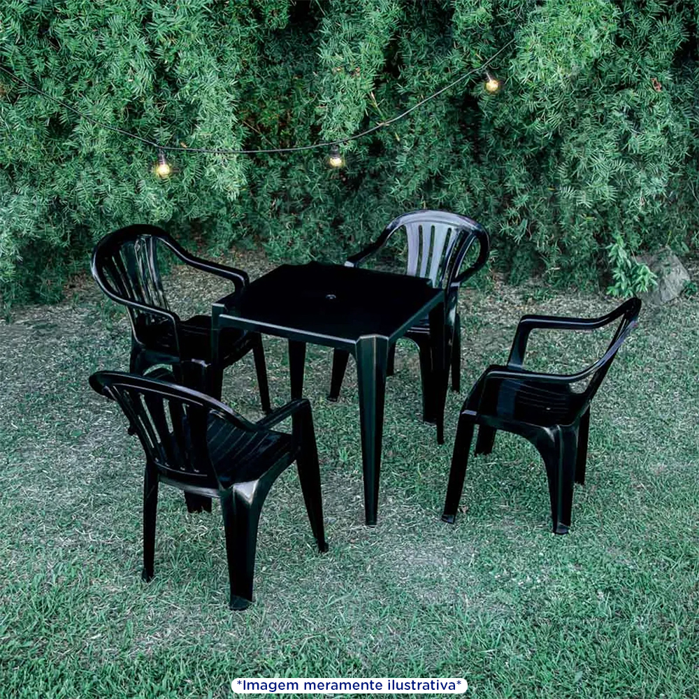 Mesa de Plástico Mor Suporta até 30kg — foto 8