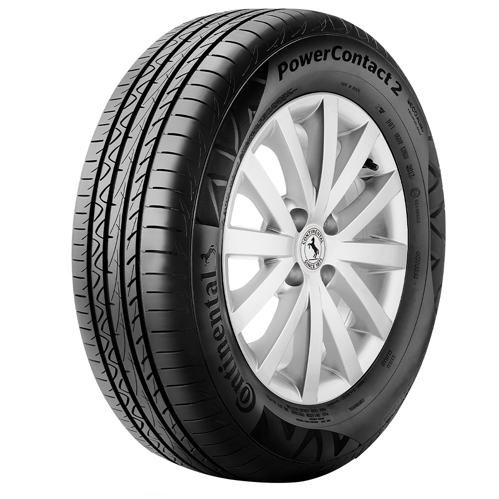 Pneu 195/55R15 Continental PowerContact 2 Aro15 85H Assimétrico Radial