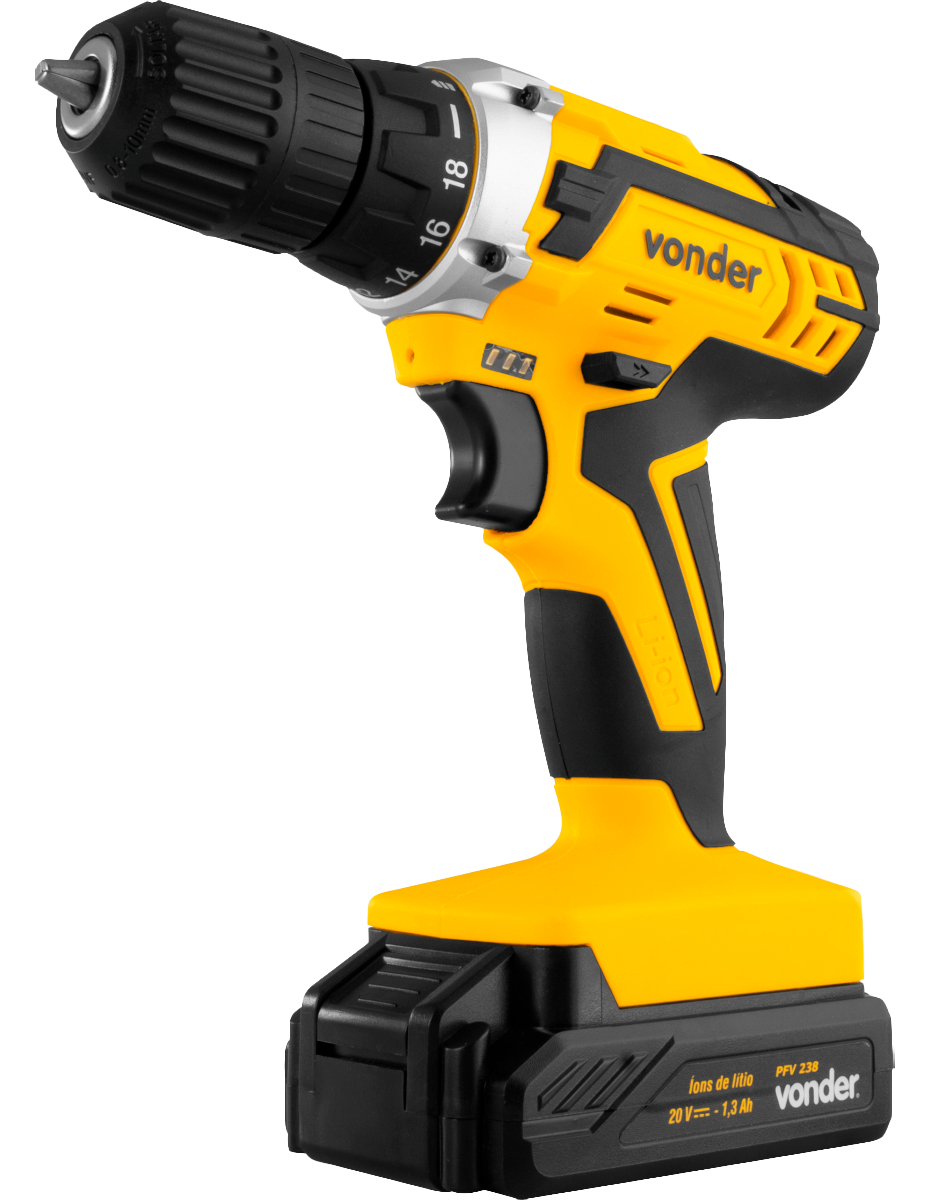 Furadeira Vonder Bateria 20V Bivolt PFV 238 — foto 3