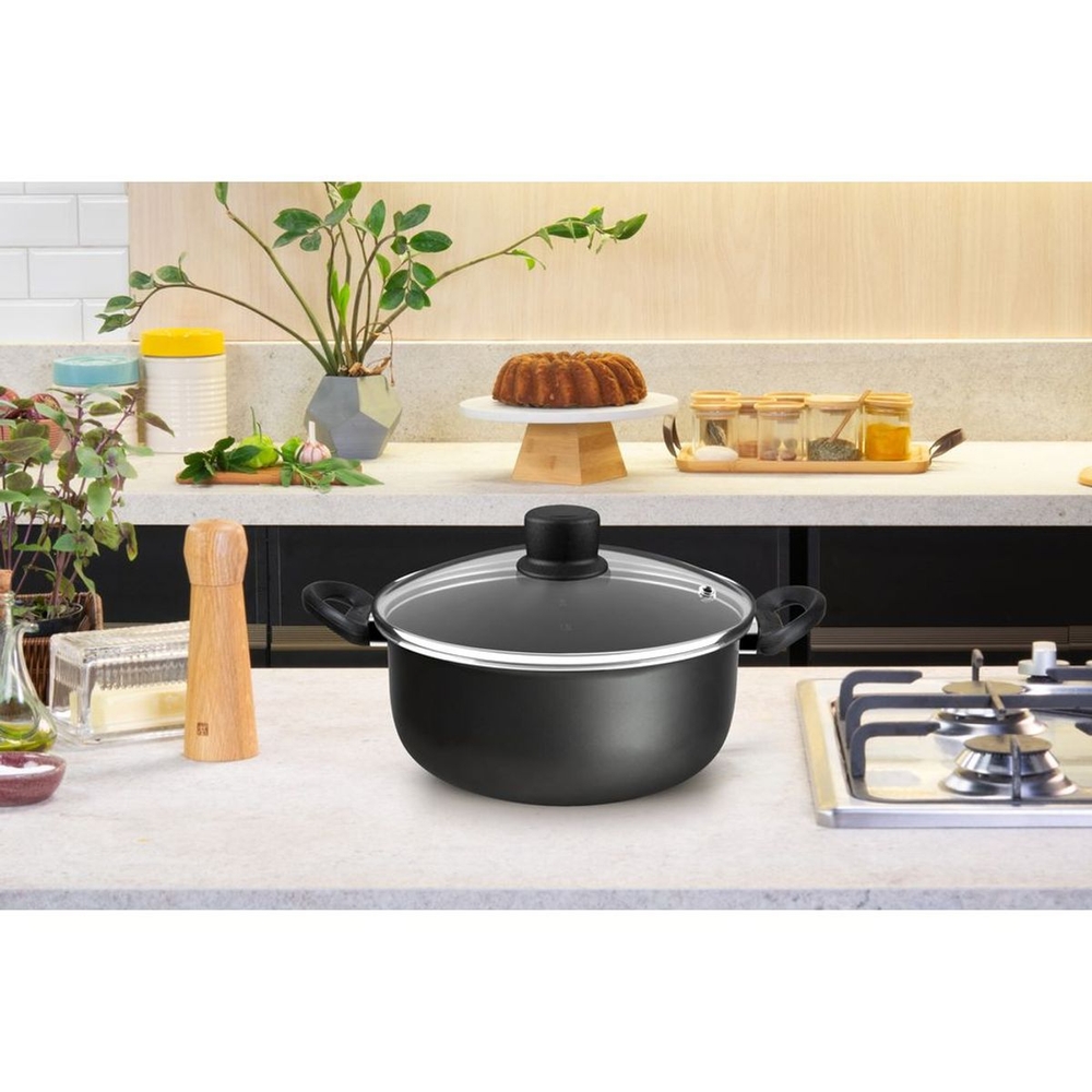 Caçarola Robusta Rochedo 4,6L 24cm Antiaderente — foto 13