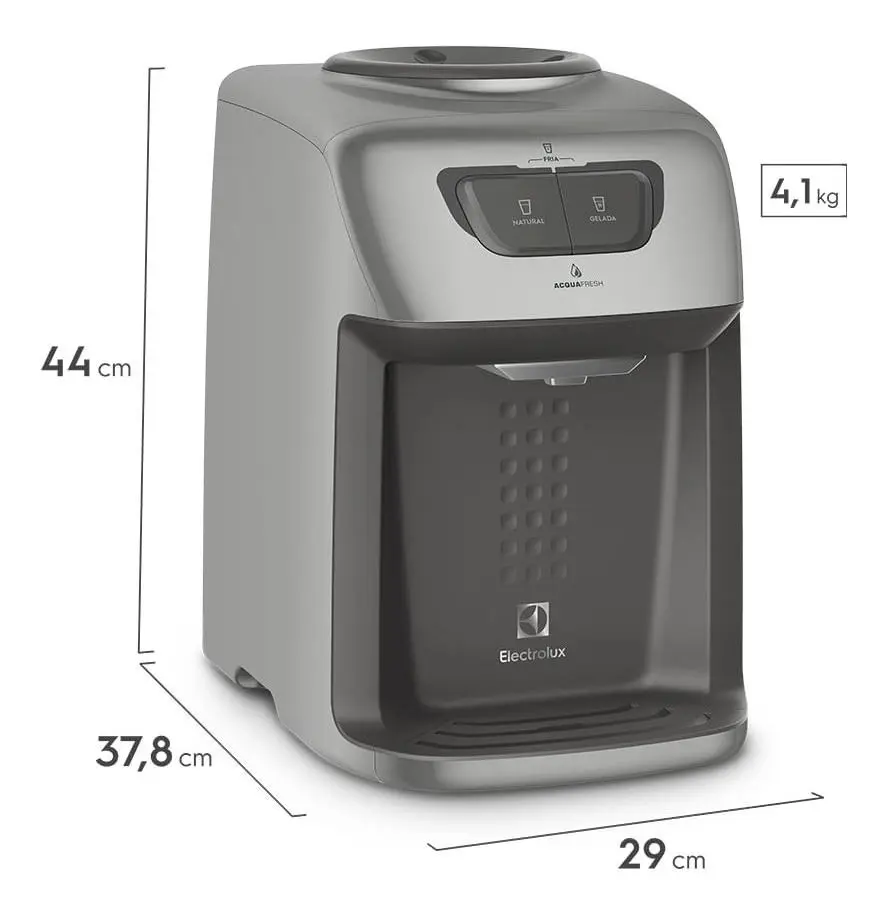 Bebedouro de Água Electrolux Prata com Refrigeração Eletrônica — foto 3