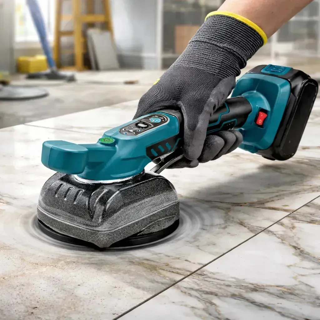 Maquina De Assentar Piso Porcelanato Vibradora Profissional — foto 5