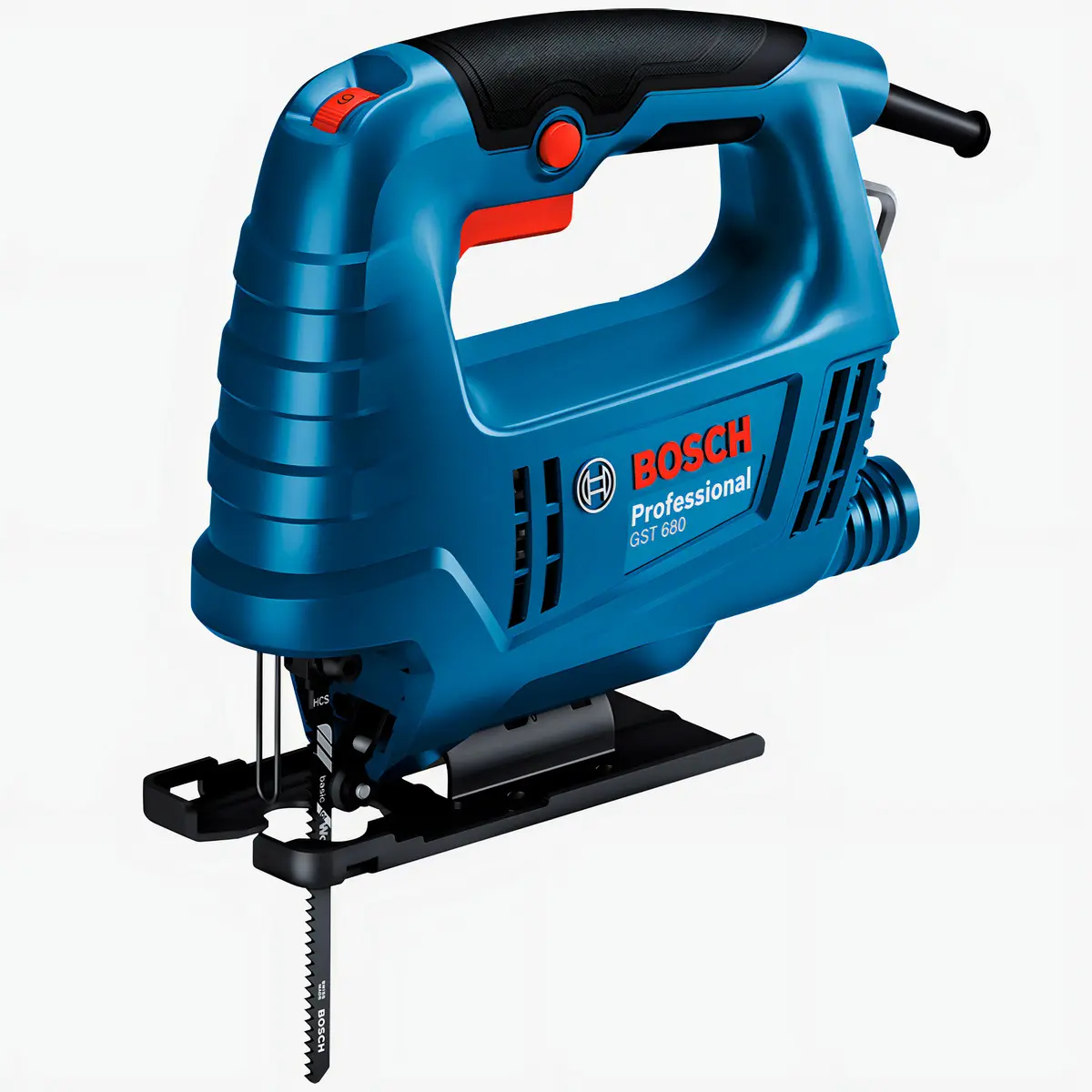 Serra Tico Tico Profissional Bosch GST 680 500W com Lâmina Protetora - 127/220V