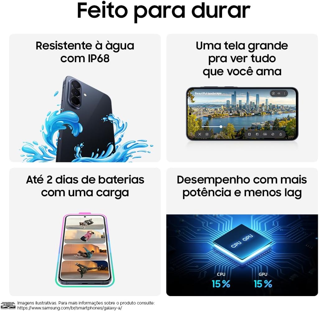 Smartphone Samsung Galaxy A57 5G Câmera Tripla 50MP OIS — foto 7