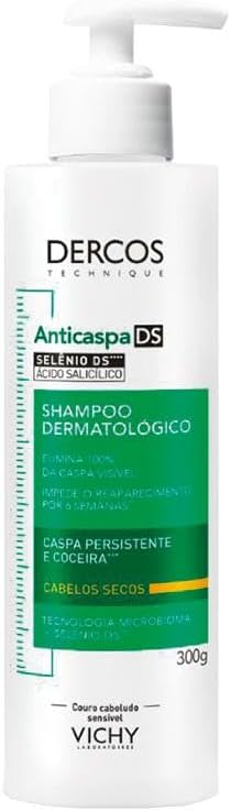 Vichy Dercos Shampoo Anticaspa Intensivo para Cabelos Secos 300g